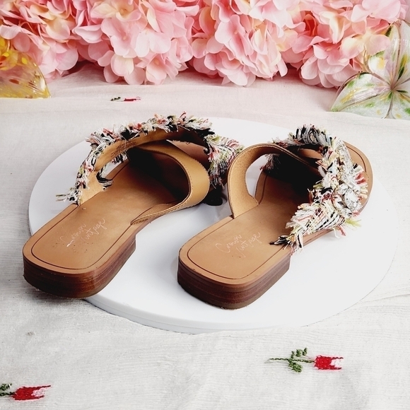 Crown Vintage Somaya Sandal Bohemian Style Large Maximized Chrystal's Size: 7 - Picture 5 of 11